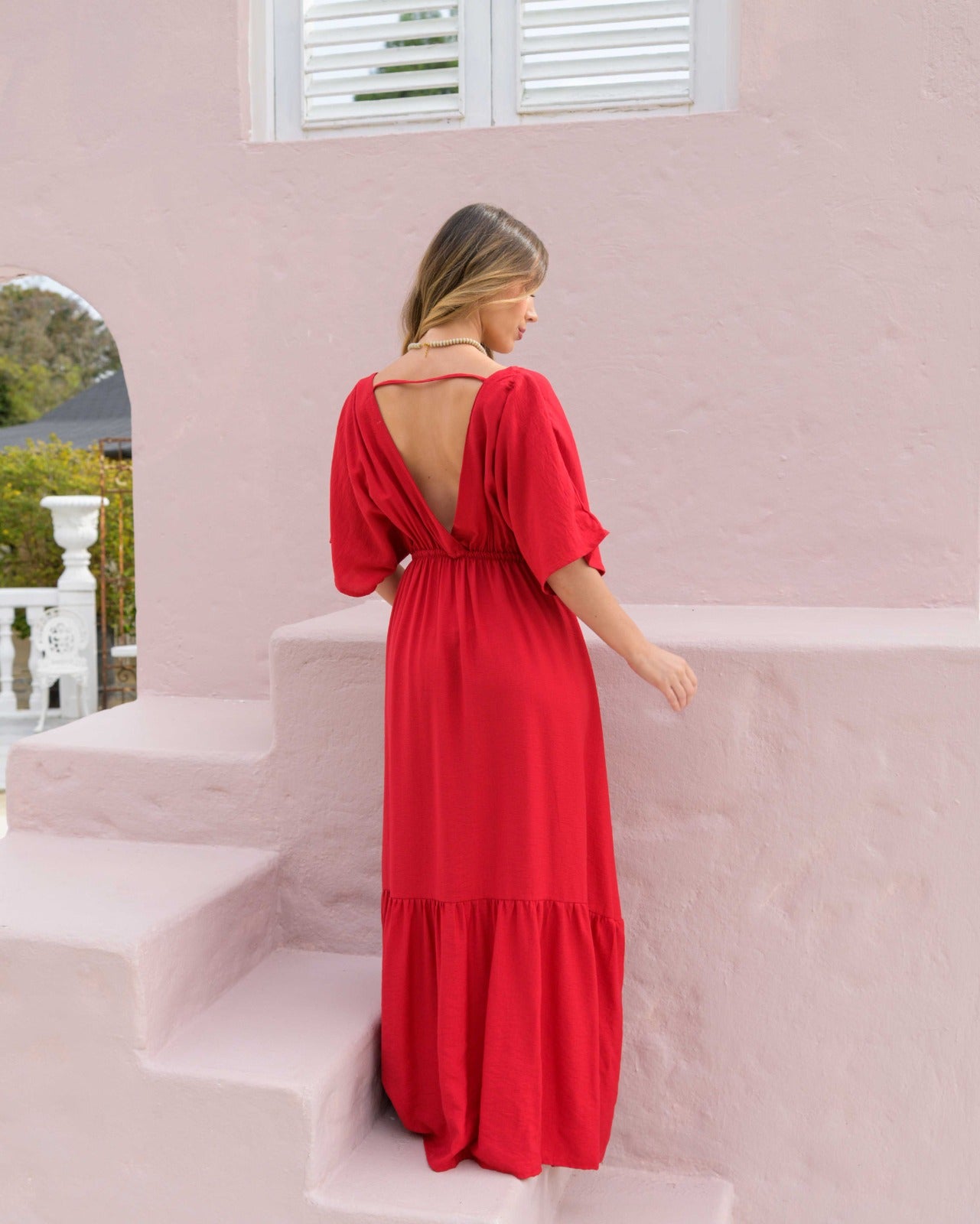 Vestido Elodia Plane Cherry