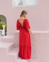 Vestido Elodia Plane Cherry