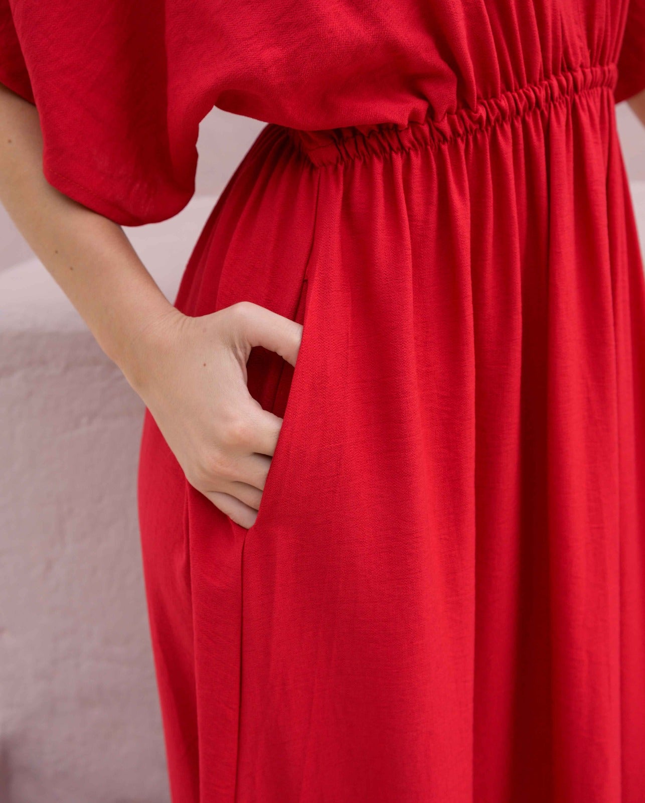 Vestido Elodia Plane Cherry