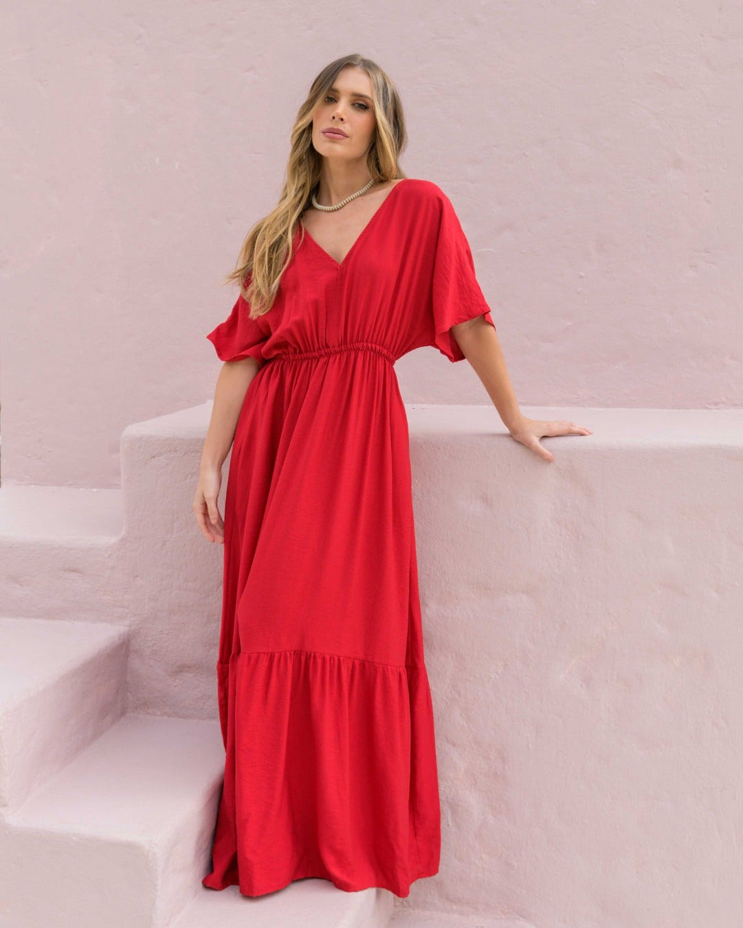Vestido Elodia Plane Cherry