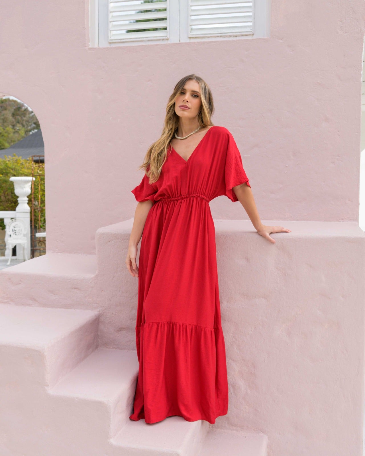 Vestido Elodia Plane Cherry