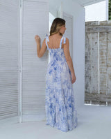 Vestido Danna Palmas Blue