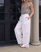 Pantalón Kary Plane Marfil