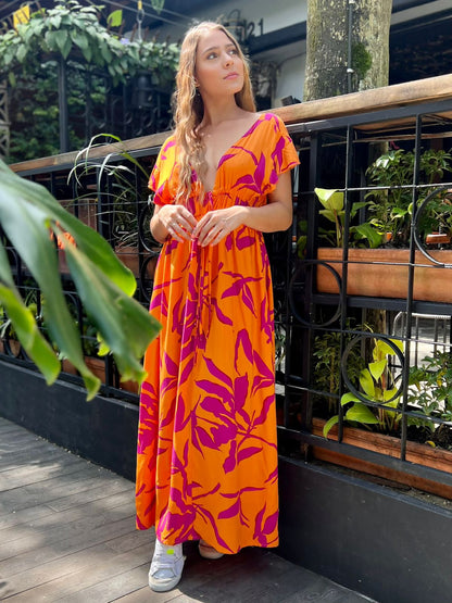 Vestido Lucia Naranja