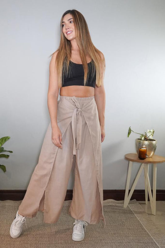 Pantalon Paulina Lino Cream